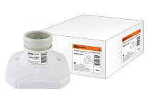 Патрон-основание, керамический E27, белый  TDM