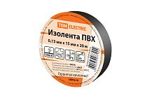 Изолента ПВХ 0,13*15мм Черная 20м TDM Изолента ПВХ 0,13*15мм Черная 20м TDM