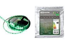 Лента светодиодная SMD2835-60 LED/м-IP65-12 В-4,8 Вт/м-зелёный (5 м)  TDM