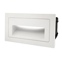 Светильник для ступеней 3Вт 5000К Металл Белый Прямоугольный General GSTL-S1-3BT-5K