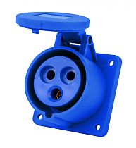 Розетка для скрытой проводки 2Р+РЕ 16А 220В IP44 РЩ-103