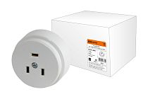 Розетка РШ 32А 250В 2Р+РЕ ОУ белая  TDM