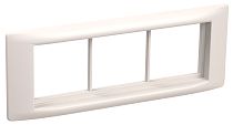 Рамка 6 модулей Праймер с суппортом 60мм белый  IEK