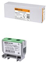 Клемма вводная силовая КВС 6-50 кв.мм. зеленая  TDM