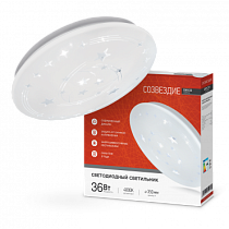 Светильник светодиодный серии DECO 36Вт 230В 4000К 2340Лм 380х55мм СОЗВЕЗДИЕ IN HOME