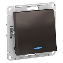AtlasDesign Мокко Переключатель 1 клавишный с подсветкой  сх.6а, 10АХ Systeme Electric (Schneider Electric)