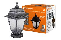 Светильник садово-парковый НТУ 04-60-001 четырехгр., напольный, пластик, расс.пластик, серебро  TDM