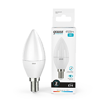 Лампа светодиодная Gauss Elementary Свеча 6Вт E14 450lm 4100K