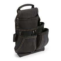 Сумка кожаная поясная без ремня СК-4 КВТ