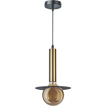 Светильник Navigator 80 437 NLF-P-038-02 подвесной золото черный Светильник Navigator 80 437 NLF-P-038-02 подвесной золото черный