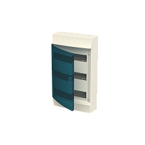 Бокс настенный Mistral41 36М зеленая прозрачная дверь (с клемм) 3 ряда ABB Бокс настенный Mistral41 36М зеленая прозрачная дверь (с клемм) 3 ряда ABB