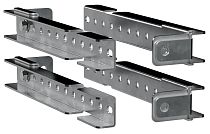 TITAN Рейка для регулировки монтажной панели 400мм (4шт/компл)  IEK