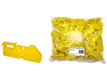 Изолятор на DIN рейку желтый  TDM