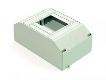 Корпус пластиковый навесной 2-4 модуля, IP30, БЕЛЫЙ, Щ DEKraft