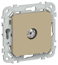 FLITE Розетка TV экранированная оконечная тип M РТВм-1-1-1-ФлХ хаки IEK