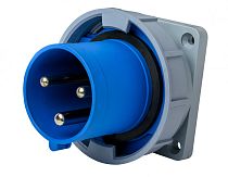 Вилка для скрытой проводки 2Р+РЕ 16А 220В IP67 ВЩ-103