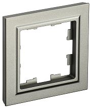 BRITE Рамка 1-местная РУ-1-БрШ шампань  IEK