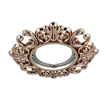 Светильник Gauss Antique CA046 Круг. Золото/Черный Gu5.3 1/40