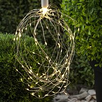 Садовая фигура ЭРА ERAUF024-02 Фейерверк на солнечной батарее, светодиодный