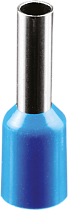 Наконечник Navigator NET-E2508 Е-гильзы НШВИ синий (уп.100шт)