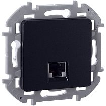 INSPIRIA Розетка компьютерная RJ45 категория 5Е UTP антрацит INSPIRIA Розетка компьютерная RJ45 категория 5Е UTP антрацит