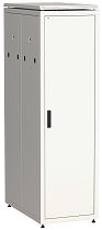 ITK Шкаф сетевой 19" LINEA N 42U 600х1000 мм металлическая передняя дверь серый IEK