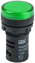 Лампа AD22DS матрица d22мм зеленый 24В AC/DC  IEK