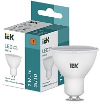 Лампа LED PAR16 600lm 4000K GU10  IEK