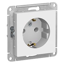 AtlasDesign Белый Розетка с заземлением, 16А Systeme Electric (Schneider Electric)