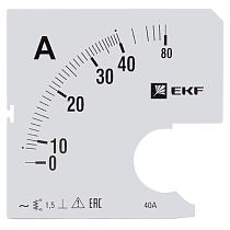 Шкала сменная для A961 40/5А-1,5 EKF PROxima Шкала сменная для A961 40/5А-1,5 EKF PROxima