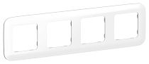 FLITE Рамка 4-местная РУ-4-А-ФлБ белый IEK