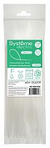 Стяжка кабельная  серии MultiSet 300х7.6 Белая (100шт) Systeme Electric (Schneider Electric)