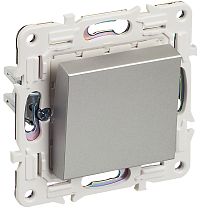 SKANDY Выключатель 1-клавишный перекрестный 10А SK-V03S серебряный IEK