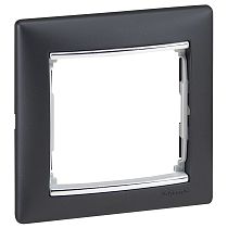 VALENA DIY Рамка 1-местная ноктюрн (серебряный штрих) VALENA DIY Рамка 1-местная ноктюрн (серебряный штрих)
