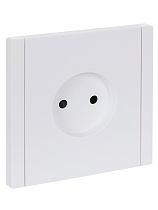 FORTE&PIANO Розетка 1-местная без заземления с защитными шторками винтовое крепление 10А FP217 белый IEK