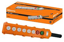 Пульт управления ПКТ-60ПС, кн Пуск с фикс, Стоп, вверх, вниз, влево, вправо, вперед, назад  IP54  TDM