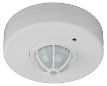 Датчик движения ЭРА белый, макс. нагрузка 1200Вт, угол обзора 360гр, дальность 6м (50/750)