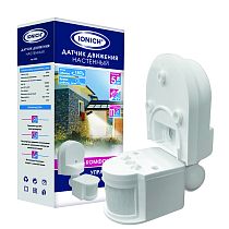 Датчик движения, настенный, 11 м, 1200Вт, 7 мин, белый