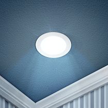 Светильник встраиваемый ЭРА LED 1-6-6K круглый 6W 220V 6500К