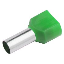 Наконечник-гильза General НШВИ(2) GNGI-E2-2x16-14-50 Зеленый, 50 штук