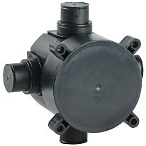 Коробка установочная d70х72мм для монолит. строител. черный  IEK