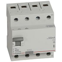 RX3 ВДТ 300мА 40А 4П AC RX3 ВДТ 300мА 40А 4П AC