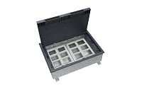 MultiDesk Люк на 24 модулей IP40 для бетонных полов с монтажной коробкой, тип MDK10