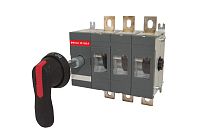 Рубильник ВНК-43-2 3П 1250А с выносной фронтальной ручкой управления и переходником 185 мм   TDM