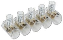 Зажим винтовой концевой изолированный КЗВИ 6.0кв.мм  IEK Зажим винтовой концевой изолированный КЗВИ 6.0кв.мм  IEK