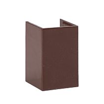 Соединитель (25х25) (4 шт) темное дерево EKF-Plast