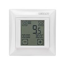 Терморегулятор сенсорный программируемый REXANT RX-421H,белый, совместим с Legrand серии Valena