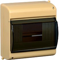 Бокс КМПн 2/6 для 6-х автоматический выключатель прозрачная крышка сосна  IEK