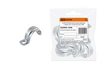 Скоба металлическая однолапковая с внутр. d 21-22 мм (10 шт)  TDM