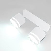 Спот на основании GWL-2GX53-M-IP20 Двойной Белый С боковым рассеивателем Башня Спот на основании GWL-2GX53-M-IP20 Двойной Белый С боковым рассеивателем Башня